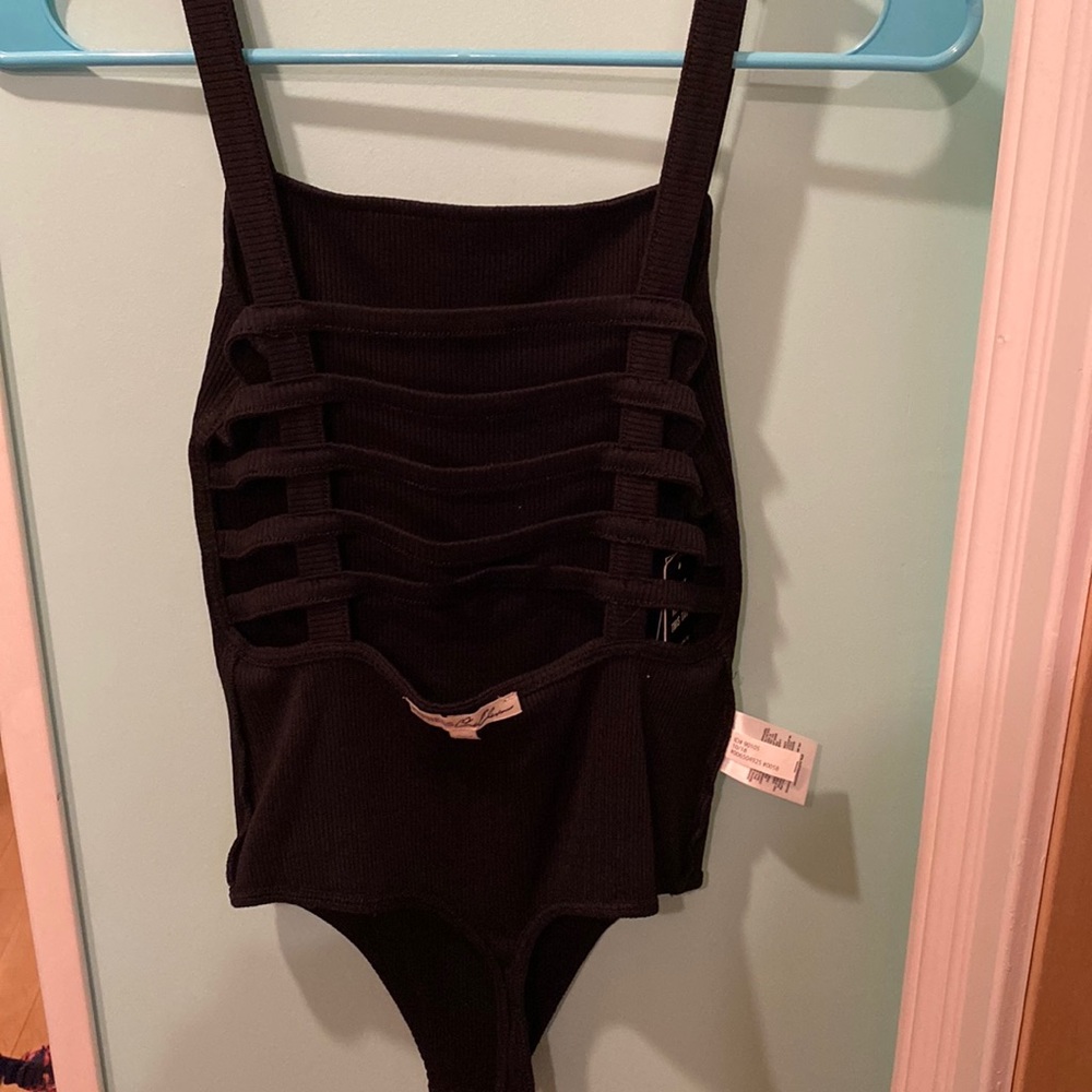 Open back body suit